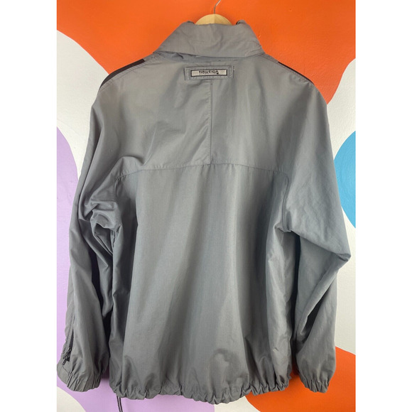 VTG Nautica Windbreaker Jacket Men's Medium Competition Vented Sleeves Sailing - Picture 6 of 12
